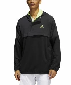 ADIDAS 2022 Anorak Half-Zip Pullover - Black