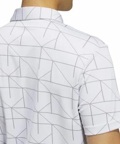 ADIDAS 2022 Jacquard Polo Shirt - White -Clubs Shop adidas 2022 jacquard polo shirt white p8816 18497 image