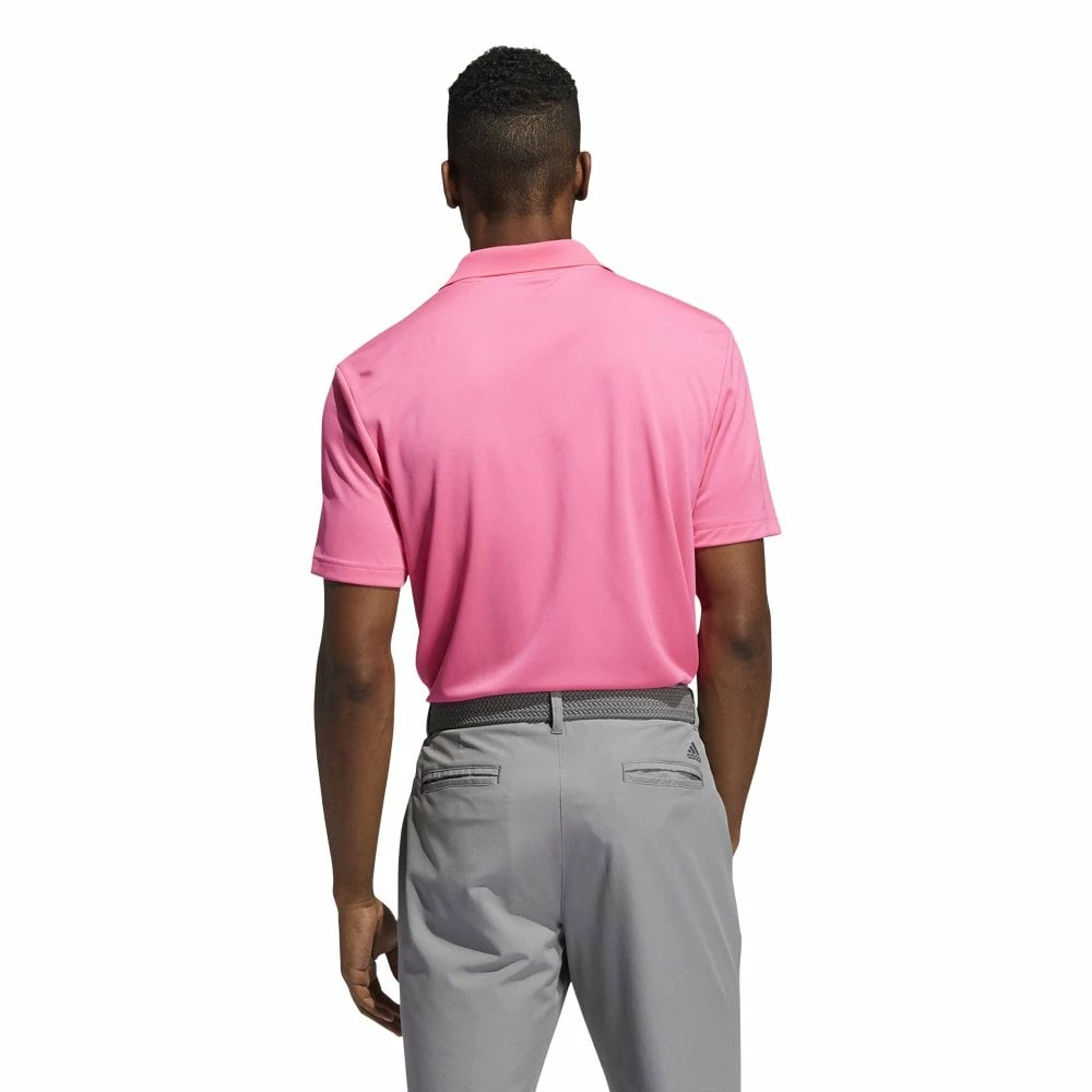 ADIDAS 2022 Performance Primegreen Polo Shirt - Solar Pink 4 ADIDAS 2022 Performance Primegreen Polo Shirt - Solar Pink - Image 2