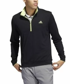ADIDAS 2022 Quarter-Zip Pullover Black