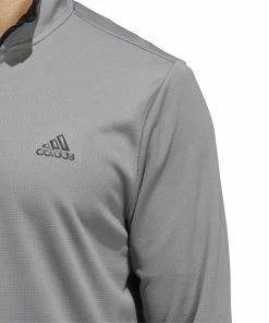 ADIDAS 2022 Quarter-Zip Pullover - Grey Three -Clubs Shop adidas 2022 quarter zip pullover grey three p8876 18729 image