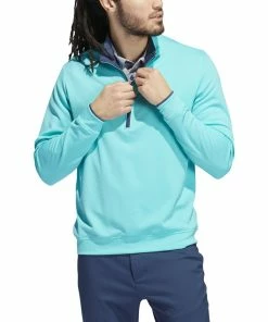ADIDAS 2022 Quarter-Zip Pullover - Semi Mint Rush
