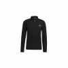 ADIDAS 3 Stripe 1/4 Zip Layering Top - Black Mel -Clubs Shop adidas 3 stripe 1 4 zip layering top black mel p4232 7897 image