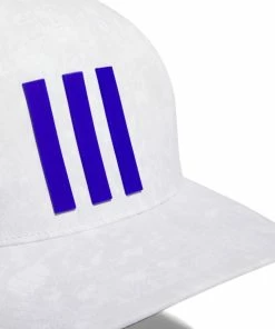 ADIDAS 3-Stripes Printed Tour Cap - White - OSFM -Clubs Shop adidas 3 stripes printed tour cap white osfm p13236 29860 image