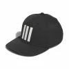ADIDAS 3-Stripes Tour Cap - Black - OSFM -Clubs Shop adidas 3 stripes tour cap black osfm p13246 29891 image