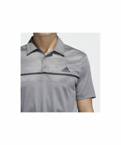 ADIDAS CHEST Print POLO - Grey3 -Clubs Shop adidas chest print polo grey3 p3594 11472 image