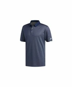 ADIDAS Climachill Core Heather Polo Shirt - NAVY MEL