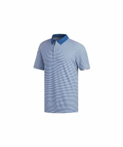 ADIDAS Climachill Tonal Stripe Polo MARINE/WHITE