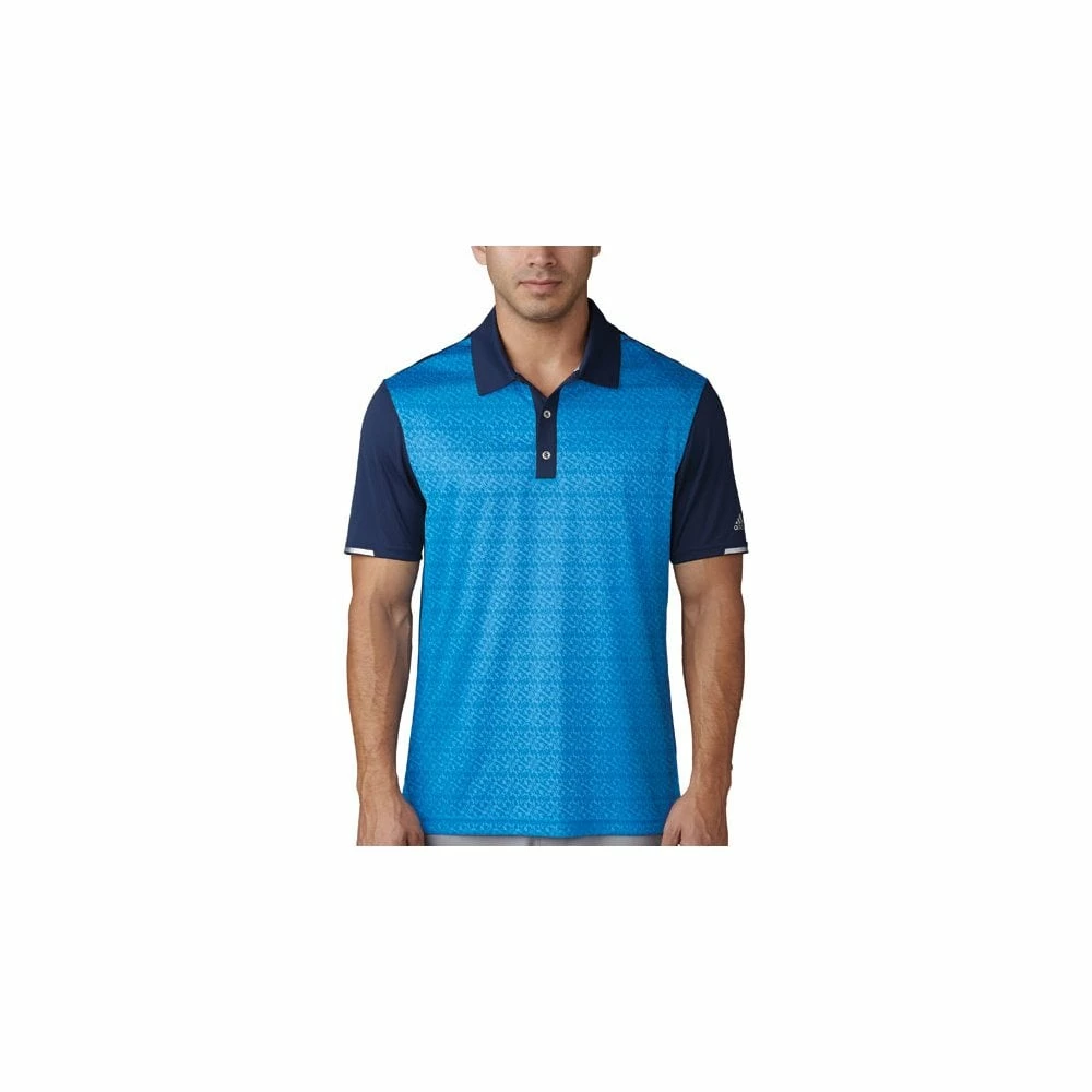ADIDAS Climachill Tri Geo Print Polo - Dark Slate 3 ADIDAS Climachill Tri Geo Print Polo - Dark Slate