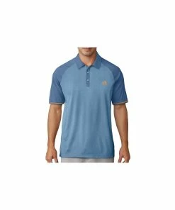 ADIDAS Climacool Athletic Raglan Polo - Ash Blue