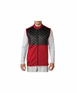 ADIDAS Climaheat Prime Quilted Vest - Ray Red/Black