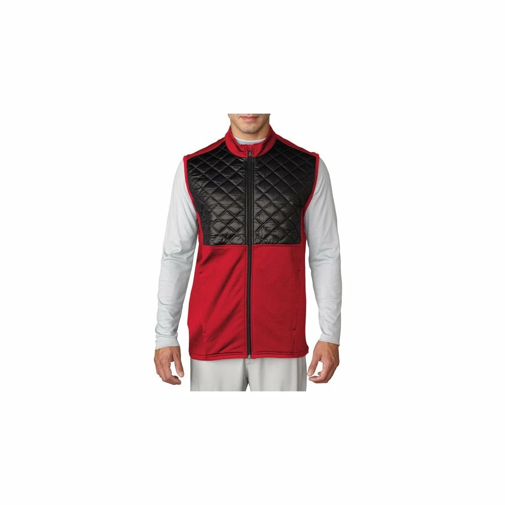 ADIDAS Climaheat Prime Quilted Vest - Ray Red/Black 3 ADIDAS Climaheat Prime Quilted Vest - Ray Red/Black