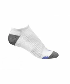ADIDAS Comfort Low Womens Golf Sock - White/ Blue - 6.5-8.5