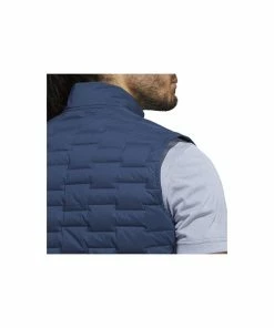 ADIDAS Frostguard Full-Zip Padded Vest - Crew Navy -Clubs Shop adidas frostguard full zip padded vest crew navy p7099 13826 image