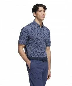 ADIDAS Go-To Camo-Print Polo Shirt - Collegiate Navy -Clubs Shop adidas go to camo print polo shirt collegiate navy p11419 24308 image