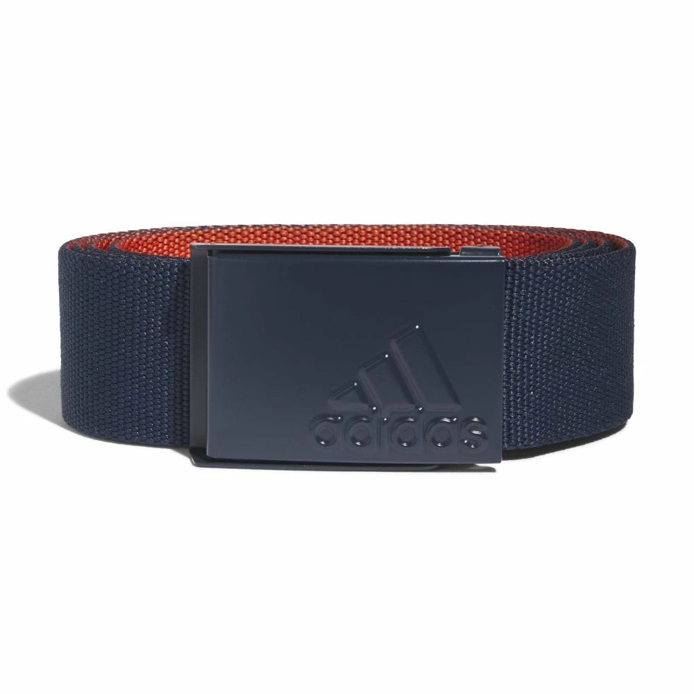 ADIDAS Golf Reversible Web Belt - Collegiate Navy - OSFM 3 ADIDAS Golf Reversible Web Belt - Collegiate Navy - OSFM