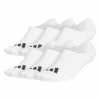 ADIDAS No-Show Socks 6 Pairs - White 2 ADIDAS No-Show Socks 6 Pairs - White -Clubs Shop adidas no show socks 6 pairs white p13241 29872 image