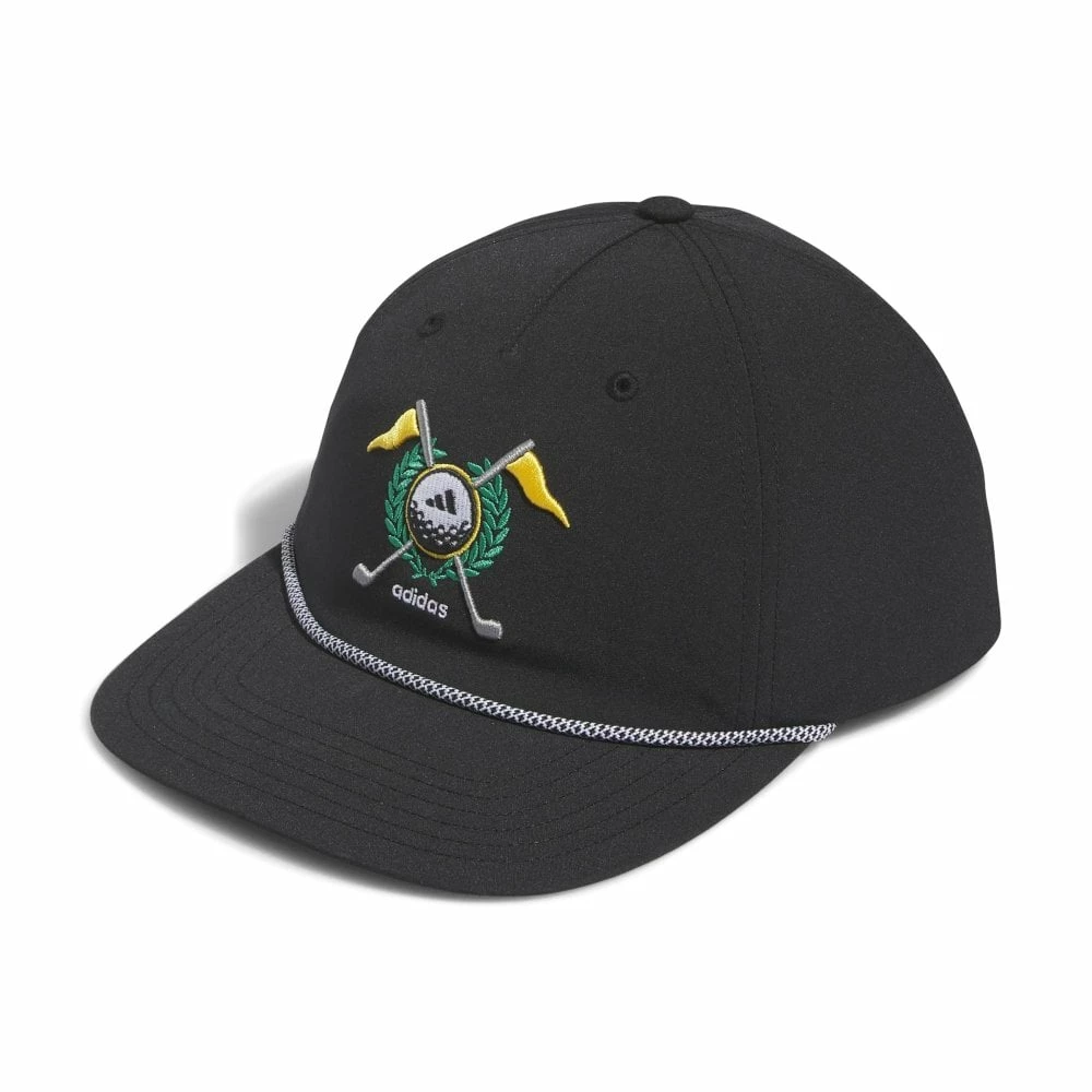 ADIDAS Retro Five-Panel Cap - Black - OSFM 3 ADIDAS Retro Five-Panel Cap - Black - OSFM