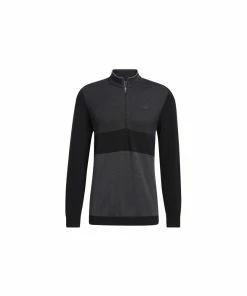 ADIDAS SPORT 1/4 ZIP - BLACK