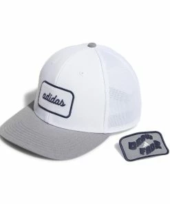 ADIDAS Two-in-One Cap With Removable Patch - White - OSFM -Clubs Shop adidas two in one cap with removable patch white osfm p13222 29809 image