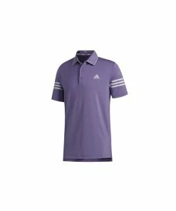 ADIDAS Ultimate Blocked Polo - Tech Purple/Grey2