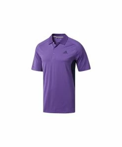 ADIDAS Ultimate365 Climacool Solid Polo PURPLE/NAVY