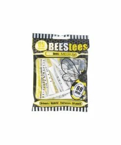 Brand Fusion GOLFERS CLUB COLLECTION BEES TEES 69MM WOOD SMALL PACK