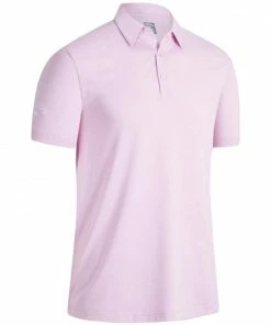 Callaway 2022 EMEA VENTILATED HEAT POLO PINK SUNSET HTR
