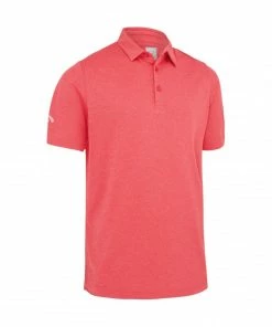 Callaway 2022 EMEA VENTILATED HEAT POLO TEABERRY HTR