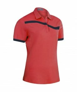 Callaway 2022 Ladies COLOR BLOCK POLO GERANIUM