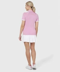 Callaway 2022 Ladies COLOR BLOCK POLO PINK SUNSET -Clubs Shop callaway 2022 ladies color block polo pink sunset p9306 19956 image