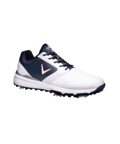 Callaway 2022 Mens CHEV LS Golf Shoes WHITE/NAVY/RED