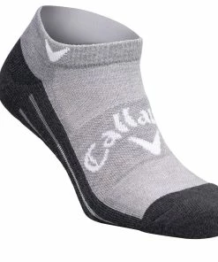 Callaway 2022 Mens OPTI-DRI LOW 2 Socks - Grey/Charcoal