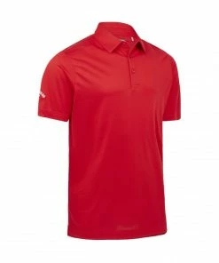 Callaway 2022 Swingtech Solid POLO TRUE RED