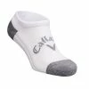Callaway 2022 Womens OPTI-DRI LOW 2 Socks - White/Grey