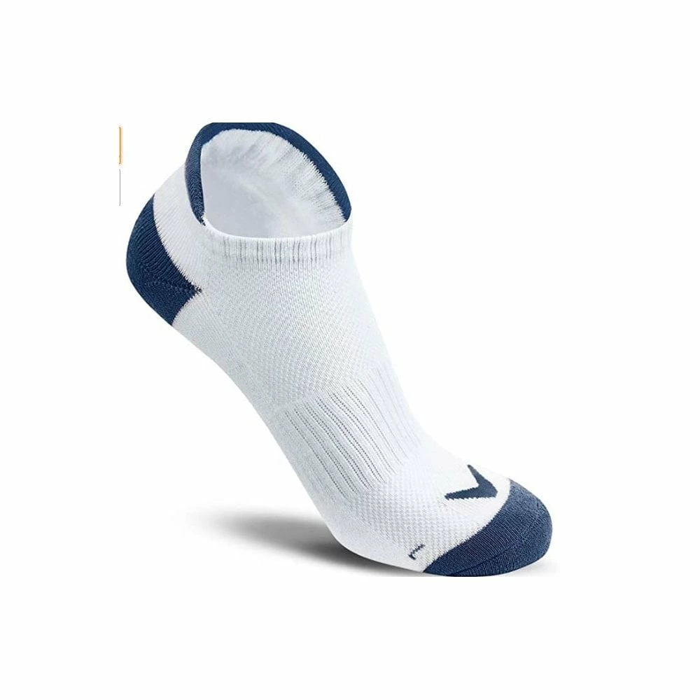 Callaway 2022 Womens SPORT TAB LOW Socks - WT/PC 3 Callaway 2022 Womens SPORT TAB LOW Socks - WT/PC