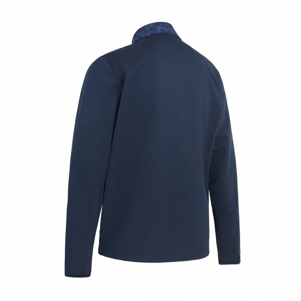 Callaway ABSTRACT CAMO PRINT MIXED MEDIA JACKET NAVY 4 Callaway ABSTRACT CAMO PRINT MIXED MEDIA JACKET NAVY - Image 2