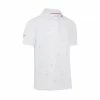 Callaway CLASSIC FOULARD PRINT POLO - BRIGHT WHITE