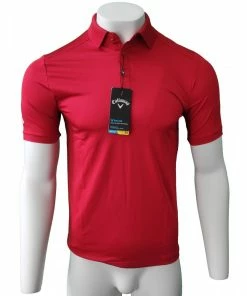 Callaway Essential Micro Polo Shirt - Tango Red