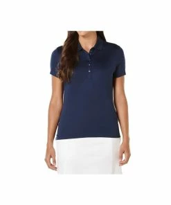 Callaway Golf LADIES CLASSIC CHEV SOLID POLO PEACOAT