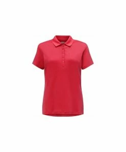Callaway Ladies Essential Micro Polo Shirt - Tango Red