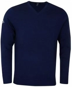 Callaway Mens V-Neck Marino - Peacoat