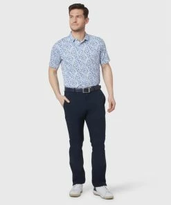 Callaway MICRO ABSTRACT PRINT POLO - BRIGHT WHITE -Clubs Shop callaway micro abstract print polo bright white p11608 24903 image