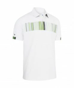 Callaway MULTI-COLOR FLOPPY DISK PRINT POLO BRIGHT WHITE
