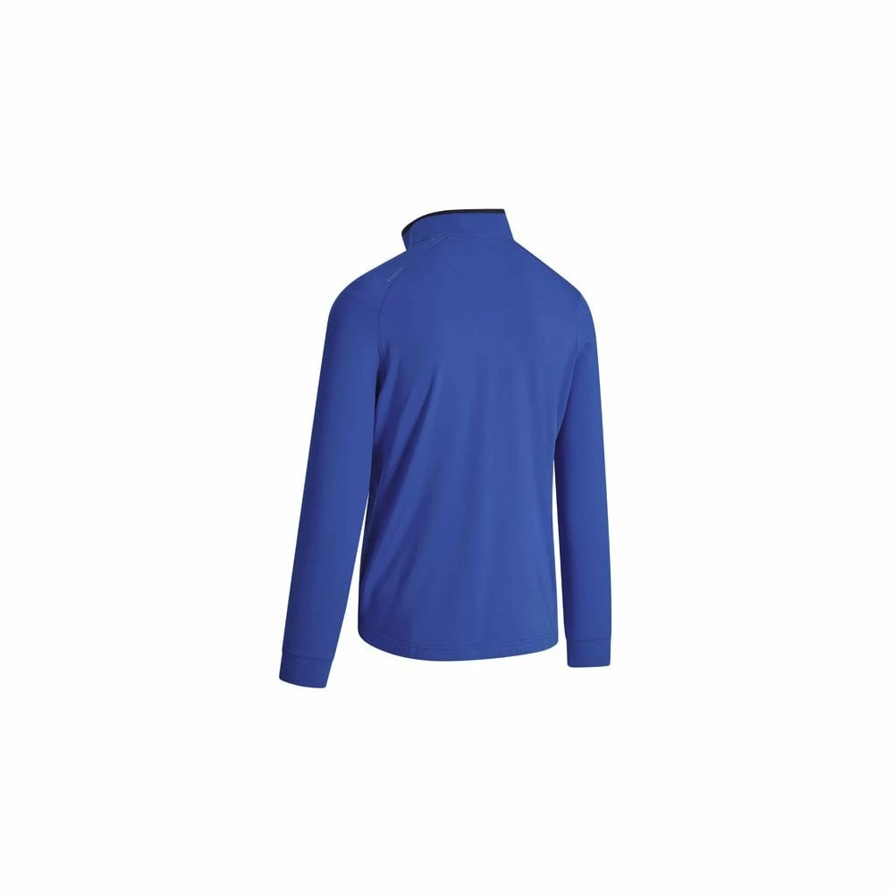 Callaway PIECED PRINT 1/4 ZIP FLEECE - EGYPTIAN BLUE 4 Callaway PIECED PRINT 1/4 ZIP FLEECE - EGYPTIAN BLUE - Image 2