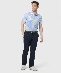Callaway THERMAL DYE PRINT POLO - MAZARINE BLUE -Clubs Shop callaway thermal dye print polo mazarine blue p11607 24898 image