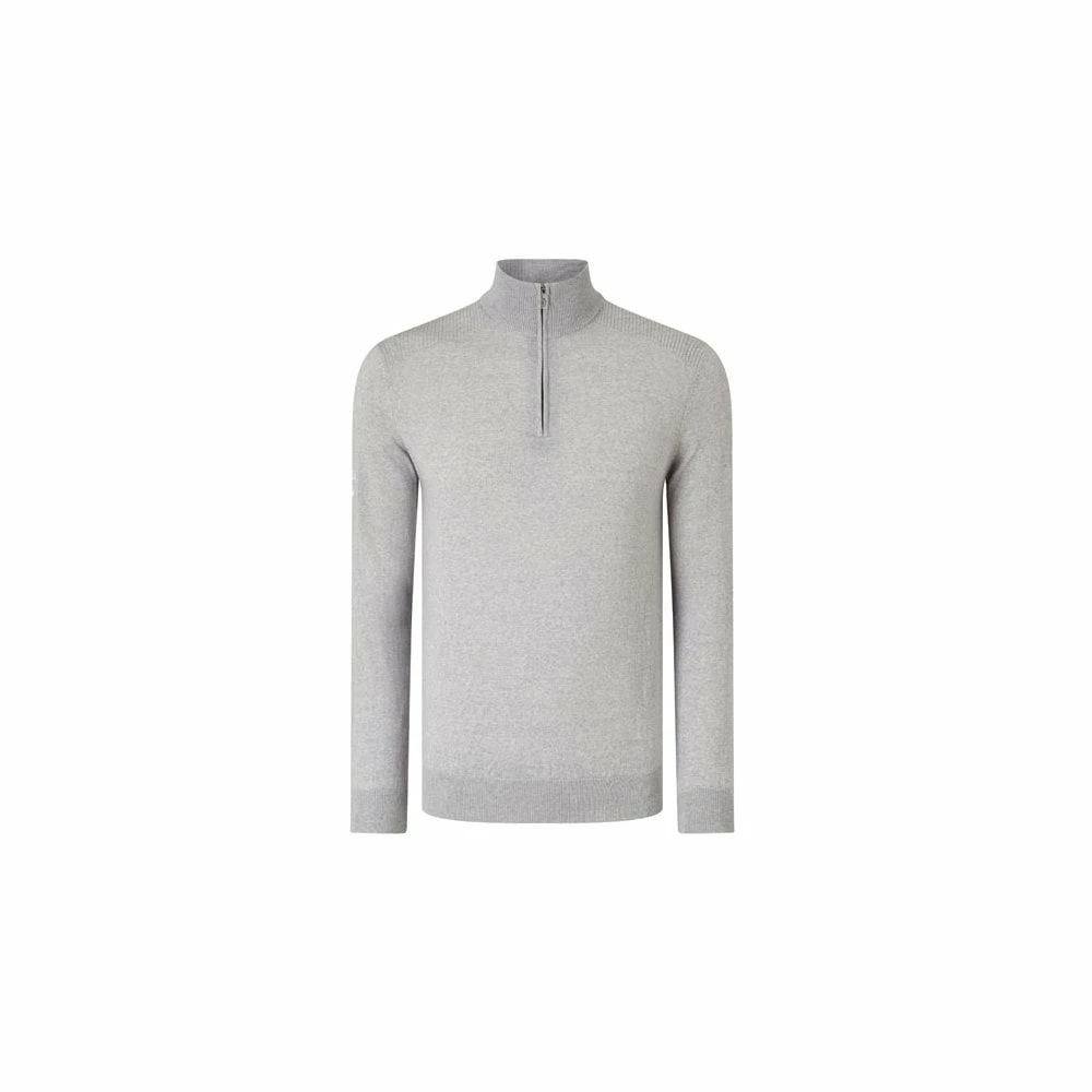 Callaway UK L/S 1/4 ZIP MOCK - GRANITE HEATHER 3 Callaway UK L/S 1/4 ZIP MOCK - GRANITE HEATHER