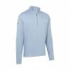 Callaway WAFFLE 1/4 ZIP PULLOVER - MOUNTAIN SPRING HTR -Clubs Shop callaway waffle 1 4 zip pullover mountain spring htr p11596 24873 image