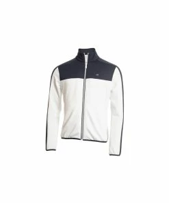 Calvin Klein ATLAS FULL ZIP - WHITE/NAVY