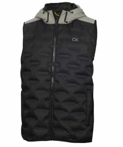 Calvin Klein BRIDGEPORT PADDED GILET - GRYM-BLK